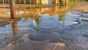 Fortes chuvas causaram aumento no número de buracos nas vias públicas dos bairros de Campo Grande 