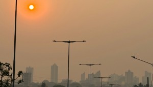 Campo Grande fica coberta por fumaça oriunda de queimadas na Amazônia