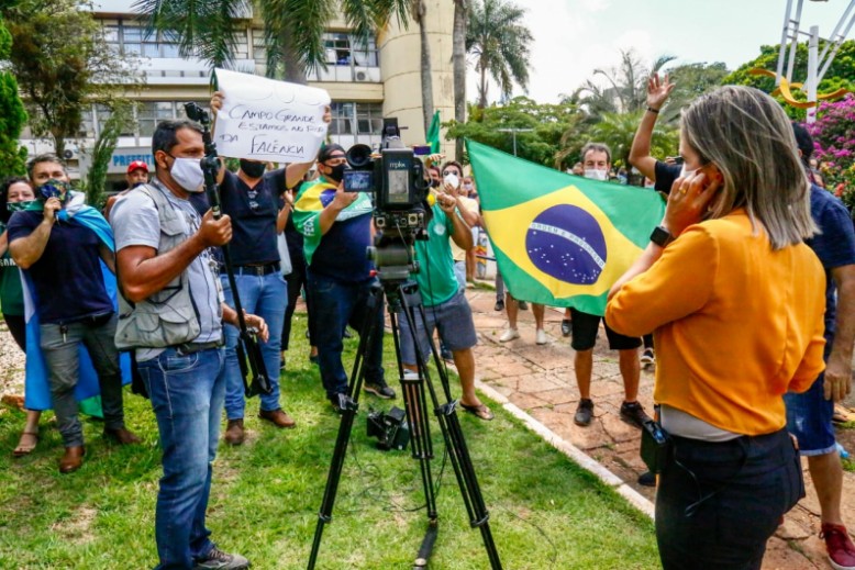 Episódio recente de violência ocorreu em frente à Prefeitura Municipal de Campo Grande