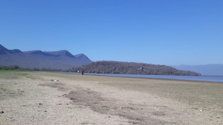 Estiagem na Baia do Arrozal em Miranda - Mato Grosso do Sul