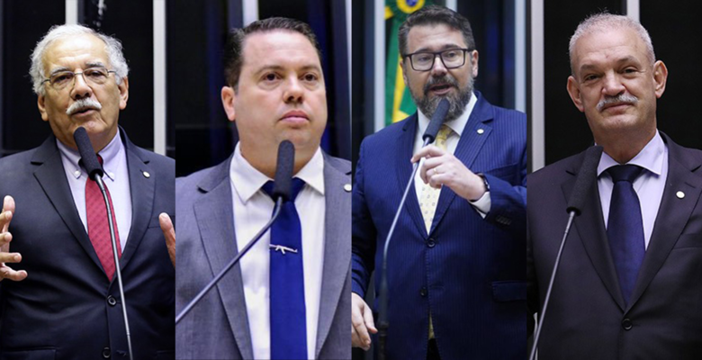 Deputados Luíz Ovando, Rodolfo Nogueira, Marcos Pollon e Geraldo Resende votaram contra a Emenda