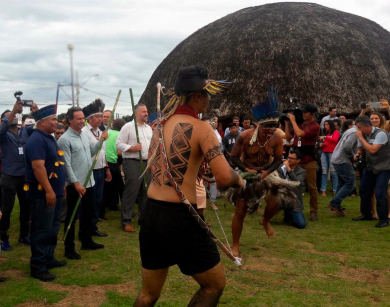 O Memorial teve revitalizado o museu, a oca e o mural de recordações indígenas